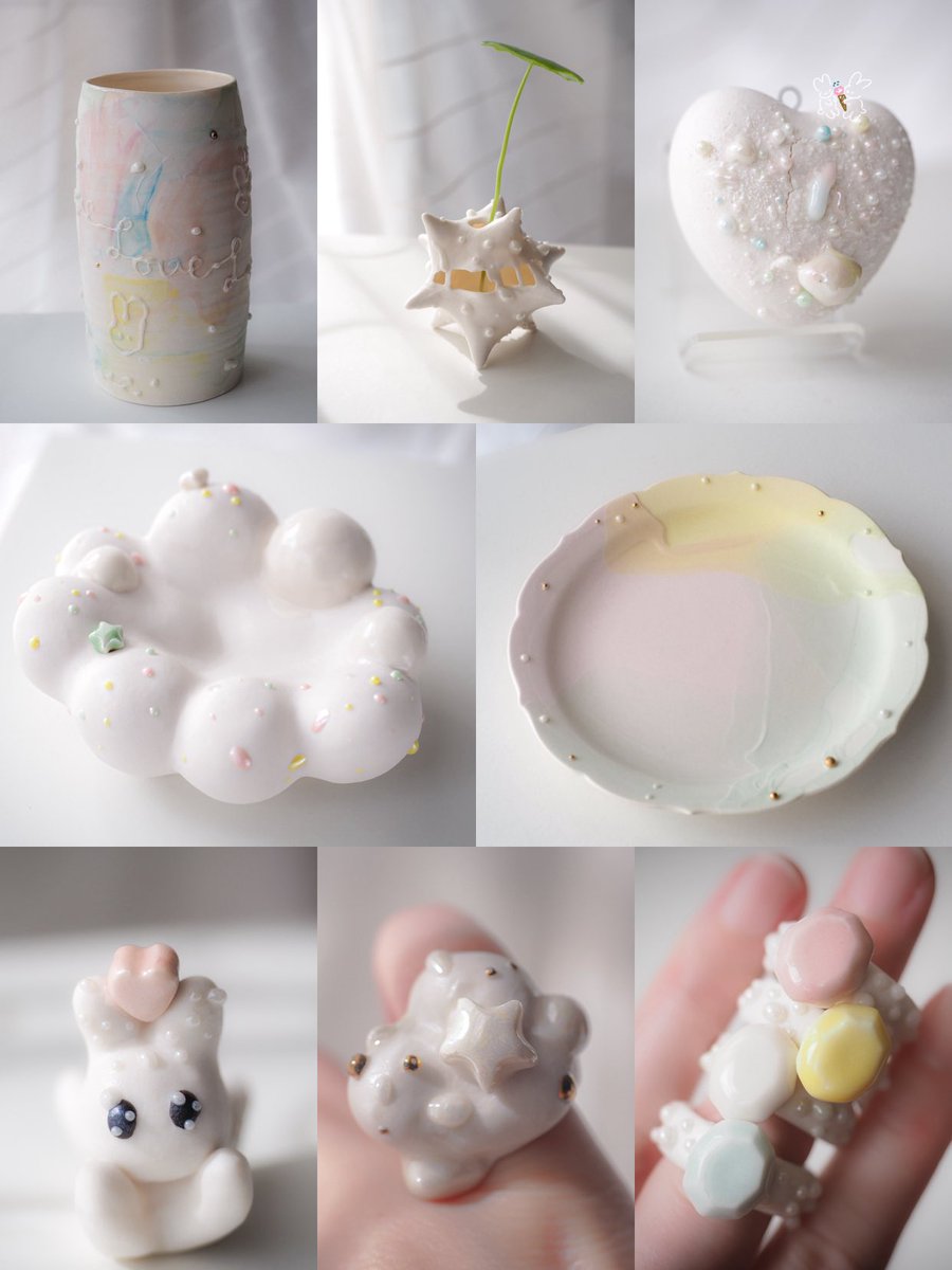 デザフェス🌟リプライまつり// 🐰KAZUYO NAKATANI ceramics ☁️11/15