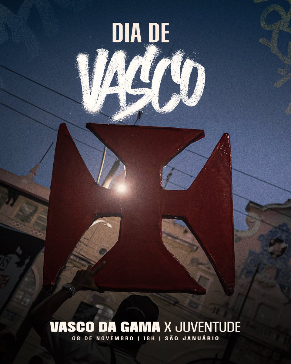 É 𝐃𝐈𝐀 𝐃𝐄 𝐕𝐀𝐒𝐂𝐎 EM SÃO JANUÁRIO! 💢 

#DiaDeVasco 
#VascoDaGama
