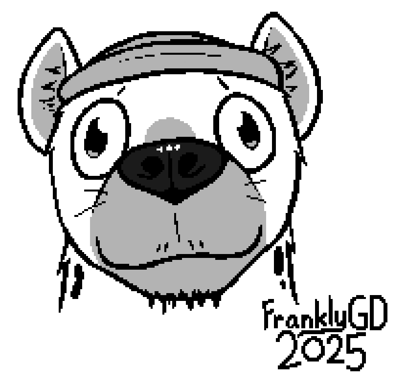 There is an idiot right in front of me and won't go away... #krita #pixelart