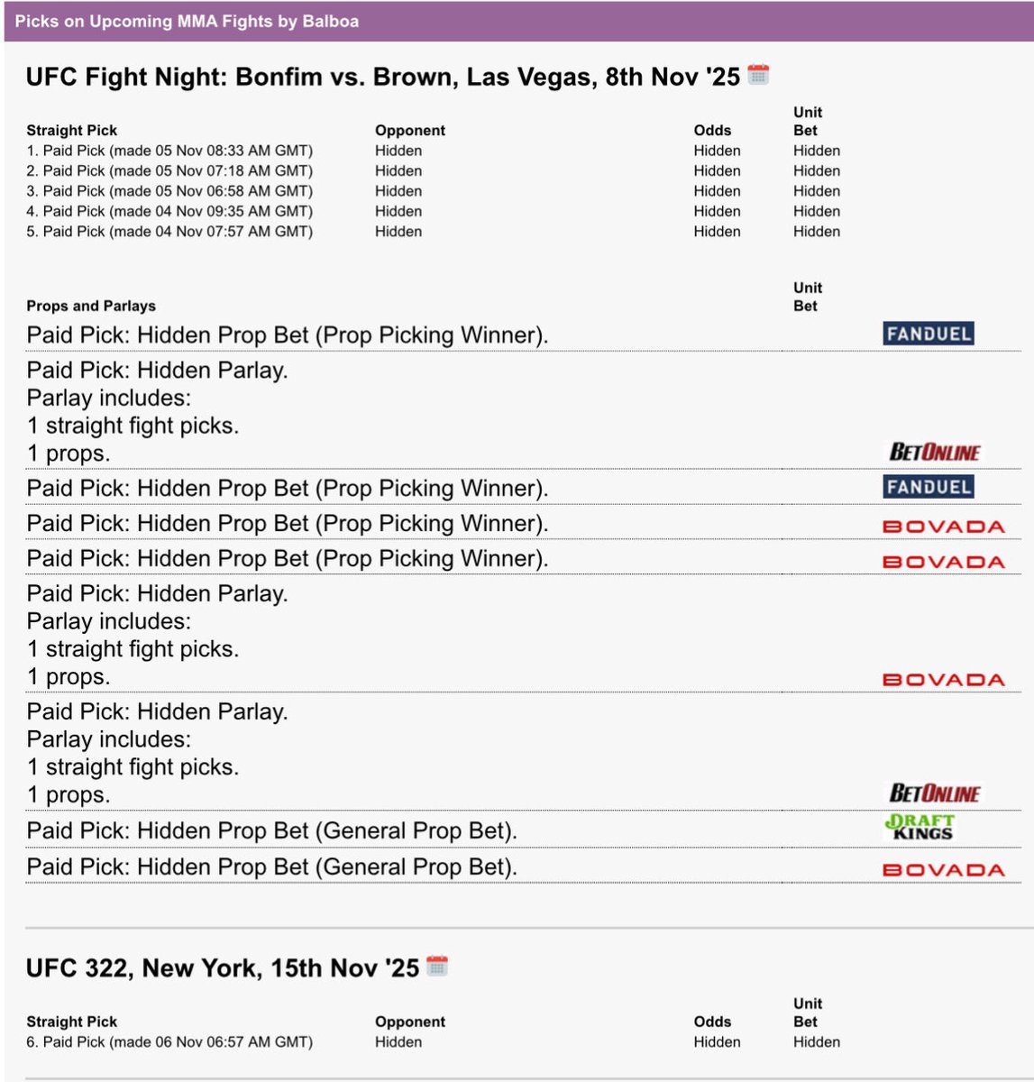 Balboafightpix's tweet image. Still lots of #UFCVegas111 bets 💵 

All 3rd Party Tracked 📈 

#GamblingX #MMATwitter #Heist