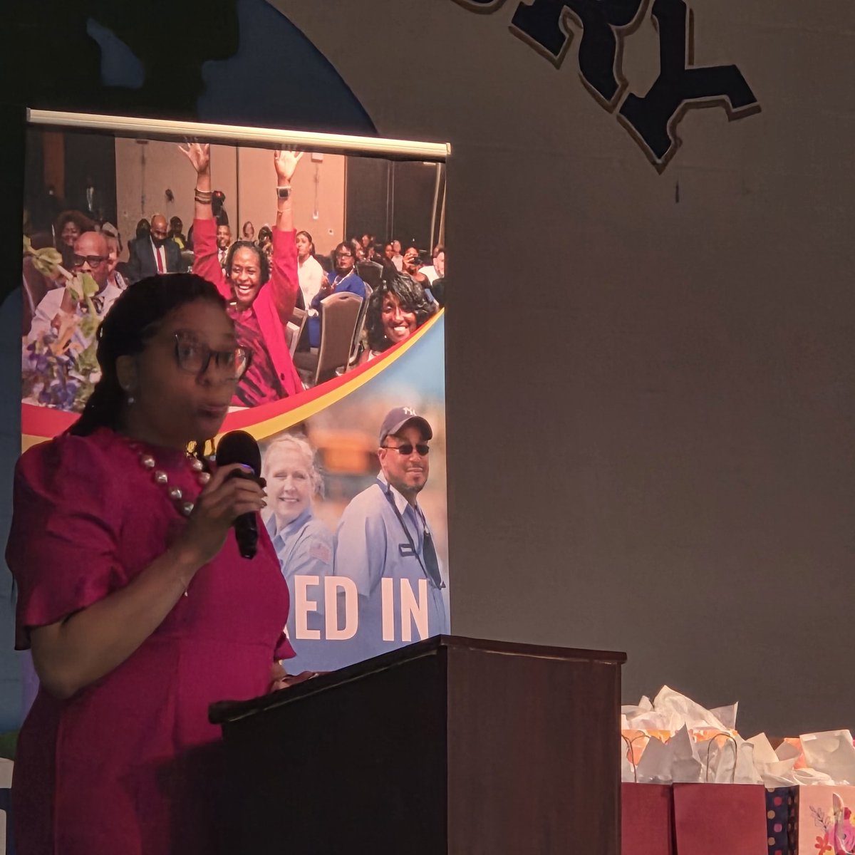 Celebrating the glue of <a href="/CumberlandCoSch/">Cumberland County Schools</a>, our wonderful custodians!  Thank you for all that you do for our schools. And look who was the guest speaker- <a href="/LatreiciaAllen/">Dr. Latreicia Allen</a>! Woot! Woot! <a href="/Quenna82/">Quenna N. Tillman M.Ed SpEd</a>