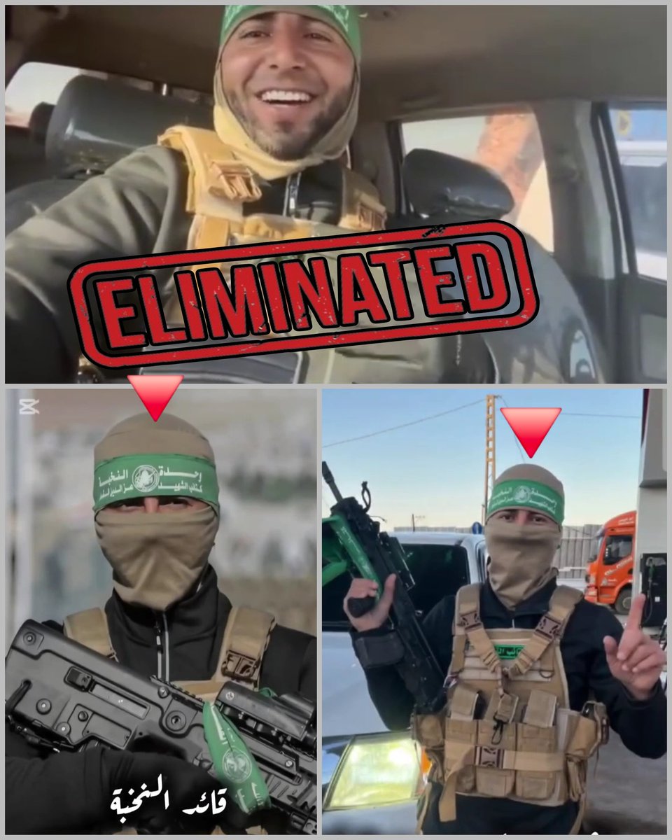 HuntersOfNazis's tweet photo. ELIMINATED ❌️

The Hamas terrorist Ayesh al-ʿAmsi was permanently neutralized by the Israeli Defense Forces in Khan Yunis, Gaza Strip.

ONE. BY. ONE. 💥 https://t.co/UkUfrVfc9F