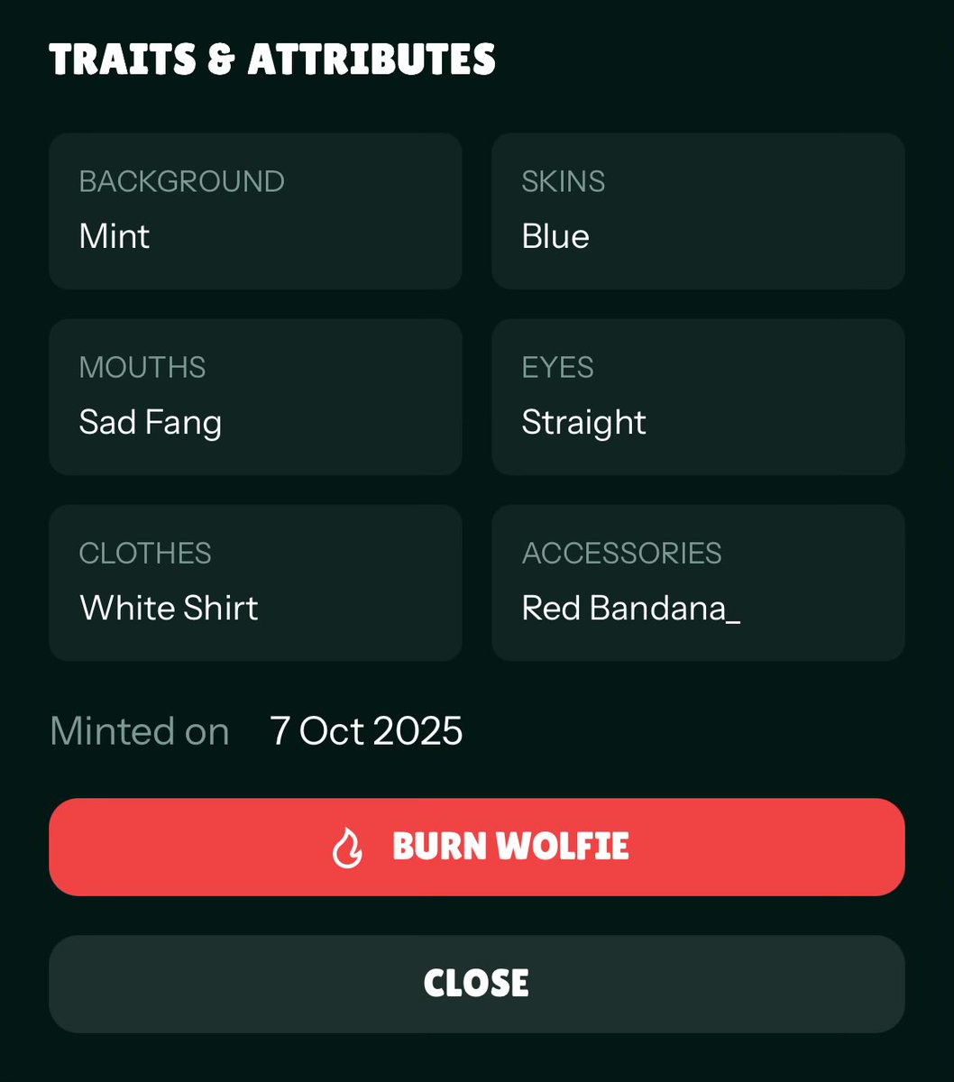 I’M NOT GONNA DO IT (yet)!!!

But if the time ever comes, when I want/need to sacrifice one of my <a href="/wolfswapwolfies/">Wolfies</a> for its backing in $MOON or just for the culture,

I KNOW WHERE TO DO IT!

Send your Wolfie across the rainbow bridge straight from your <a href="/wolfswapdotapp/">Wolfswap | Swap & Earn</a> Wolfies tab!