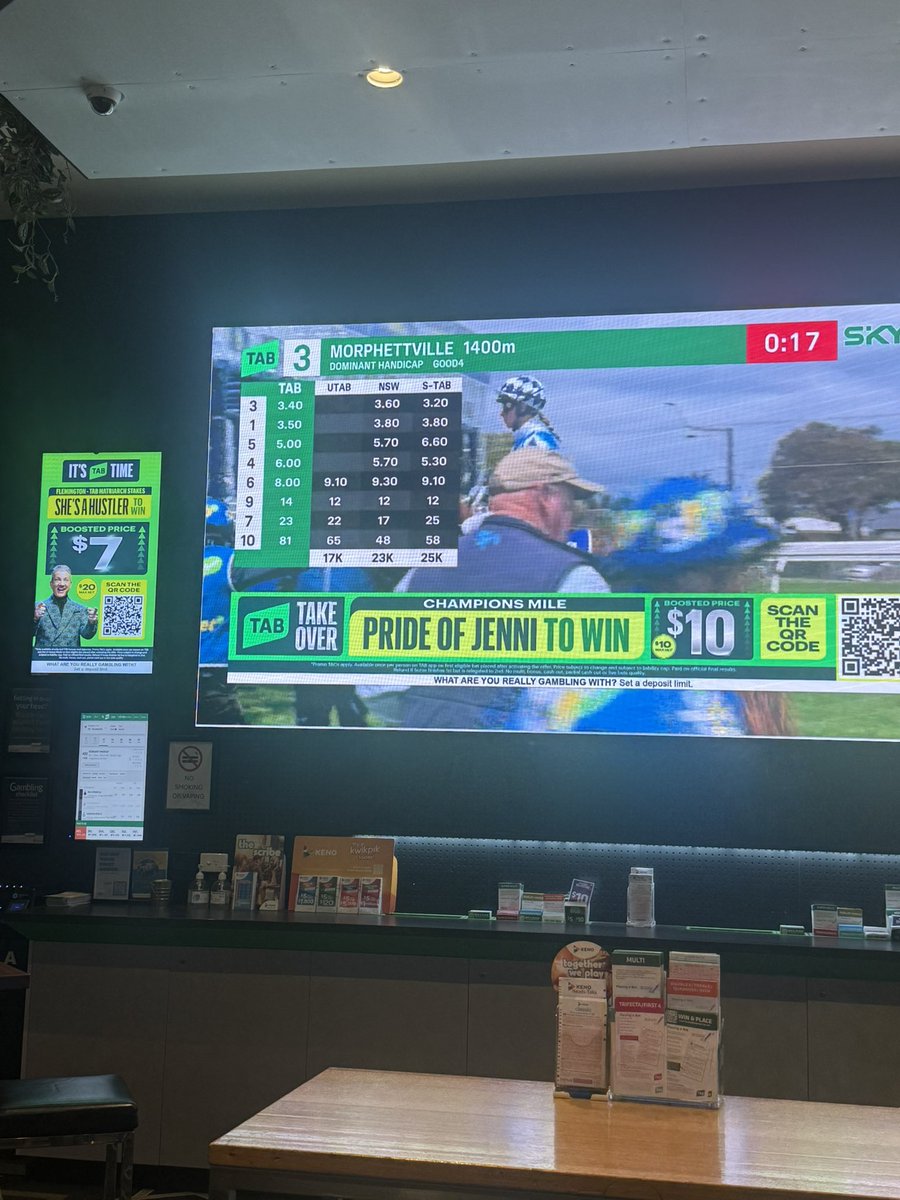 7rusttheprocess's tweet image. Which one is it @tabcomau and is it $6 or $7 she’s a hustler