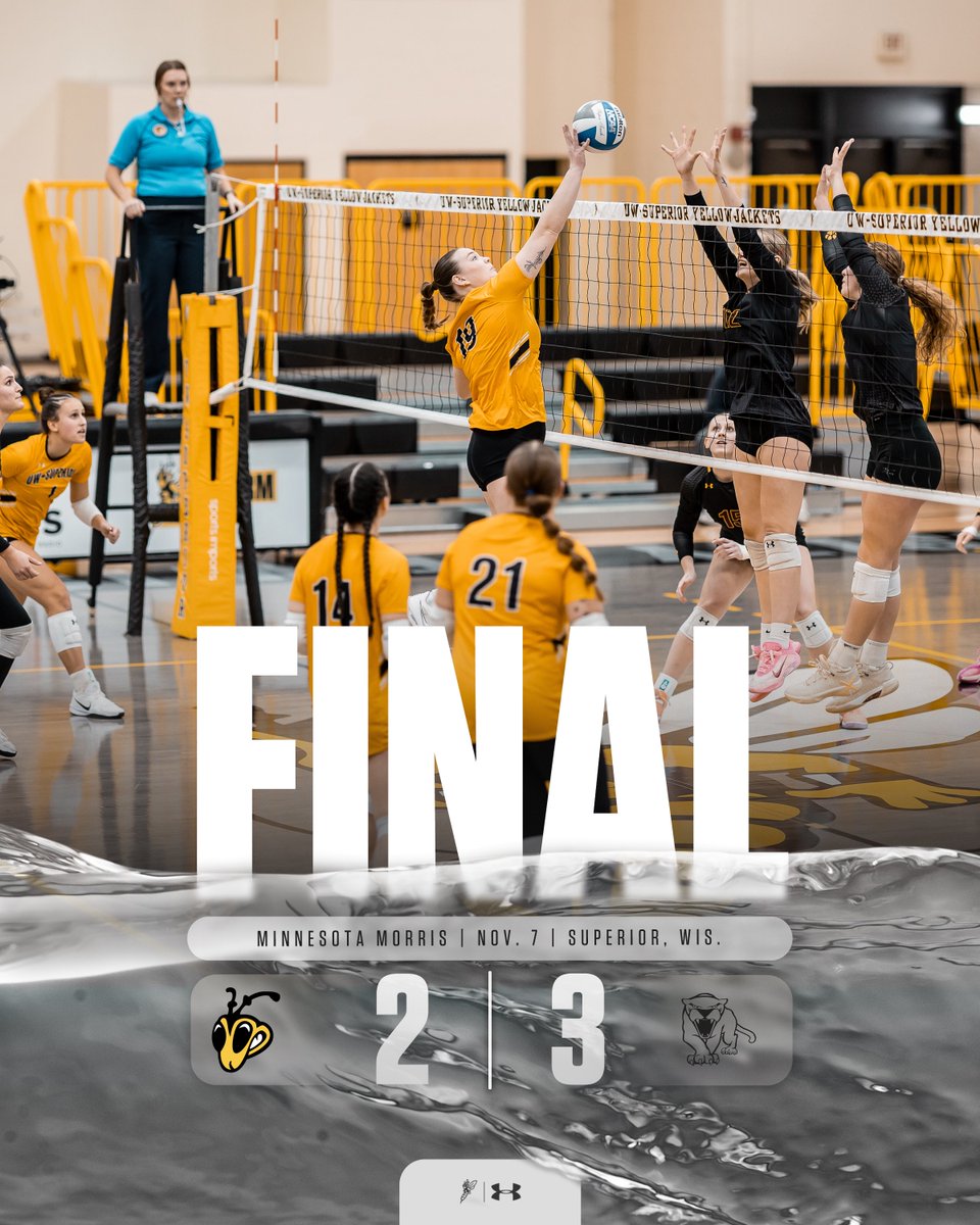 ‘Jackets fall in 5 sets. 

#WeAreSuperior