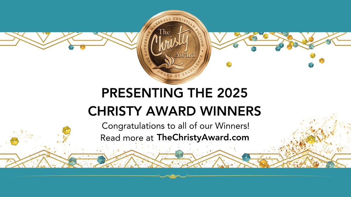 ChristyAward's tweet image. Presenting… the 2025 Christy Award winners! A big congratulations to ALL of our winners and finalists. 
Find the full list now at christyawards.com/finalists-winn…
-
 #christianfiction #readgoodbooks #thechristyaward #christyawards #thechristyawards #christianwriters