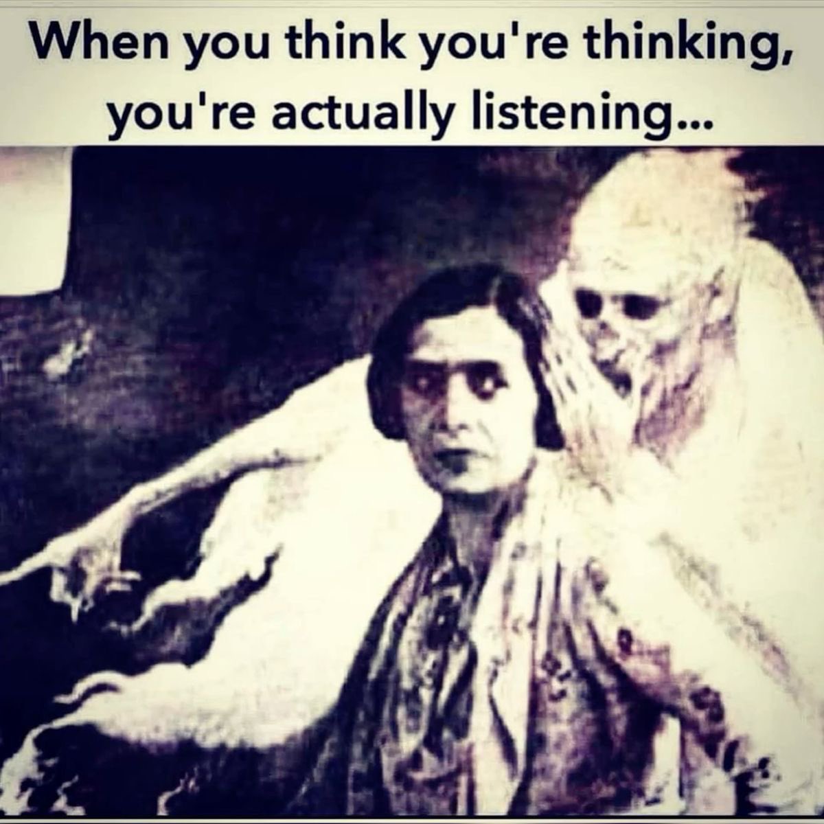 Tenbinary's tweet image. Got me thinking about “you are the OBSERVER of your thoughts”, so don’t be afraid of them 
Stop letting yourself to live in fear