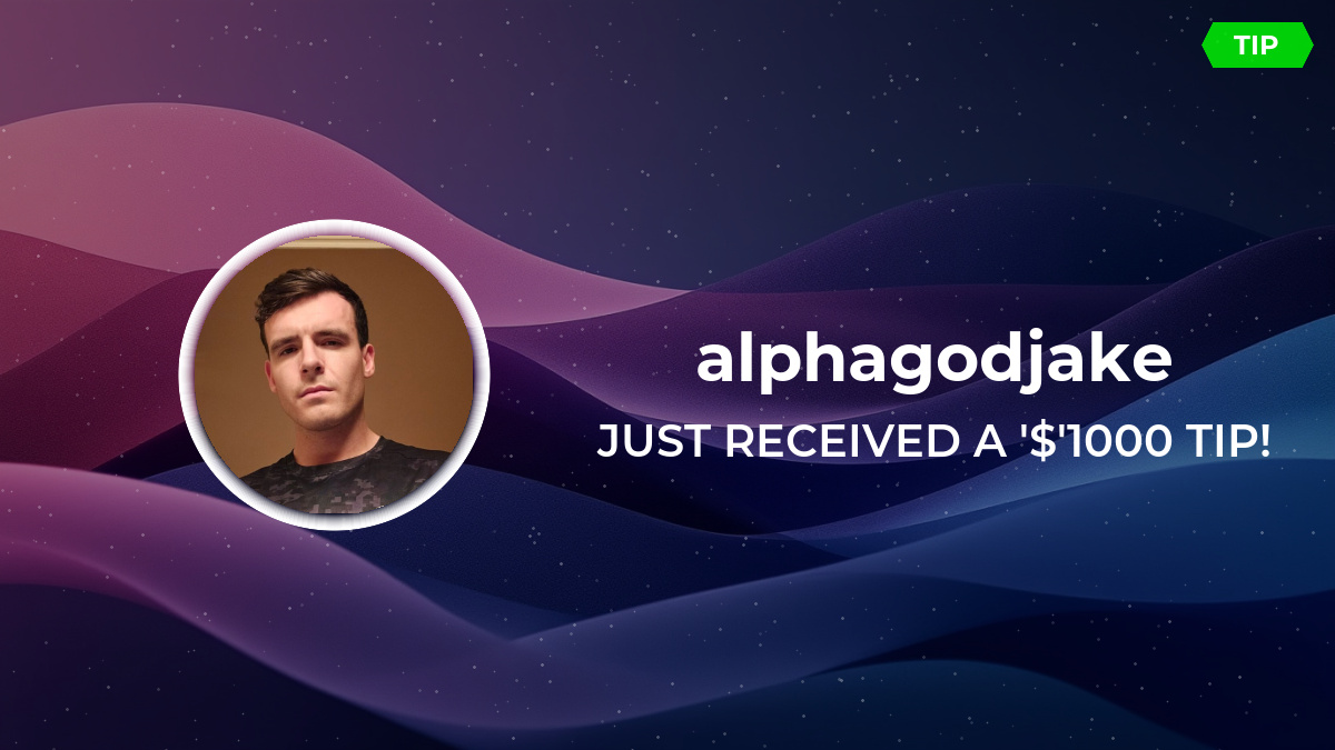 AlphaGodJake's tweet photo. 🎁 Wow! An anonymous fan just purchased a 1000.00 USD gift from alphagodjake's wishlist! Want to make their day too? Check out their wishlist! #WhereAdultsGetCreative @RealAdultFans https://t.co/3Lk8cDwEVG