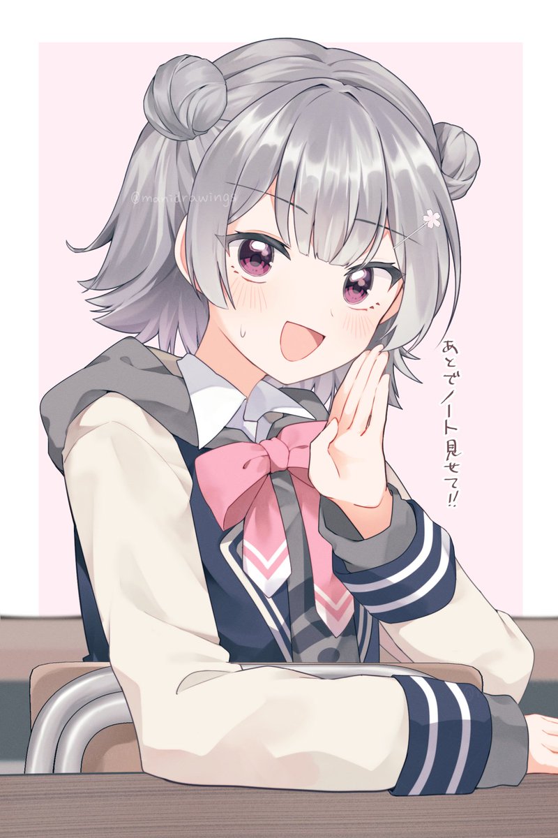 manidrawings's tweet image. 六花ちゃんの後ろの席になりたい #六花ギャラリー