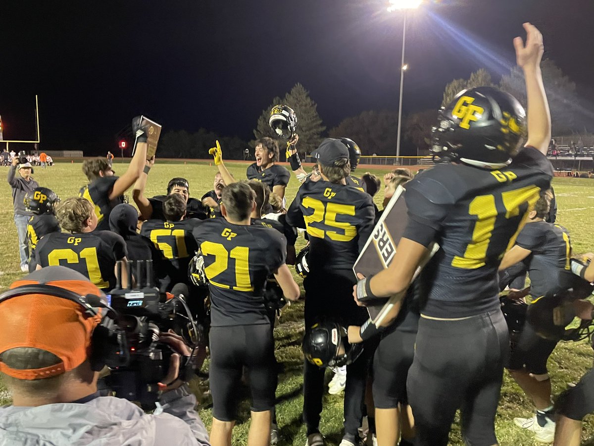 Carter Baker gets a pick with 1:31 left. Garden Plains run out the clock to beat Beloit 31-14. Owls will face Hoisington or Hillsboro.