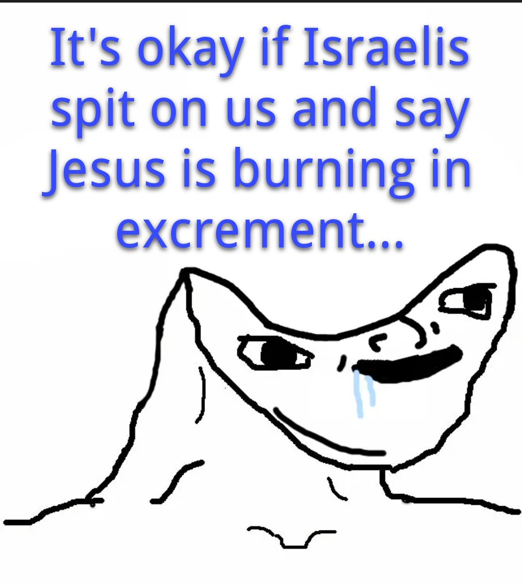 WmLCollins's tweet photo. @HeatherJ_Israel Christian Zionism is rooted in fucking retards
#FakeChristians
#RealCucks https://t.co/QatXKXcuCm
