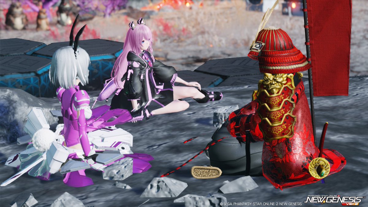 noiskia's tweet image. 今日のPSO2朝活～
7鯖で、リルフィーナさんと守音さんとでPT組んで緊急行ったりデクスト行ったり駄弁ったり♪
ありがとうございました～(*&apos;-&apos;)