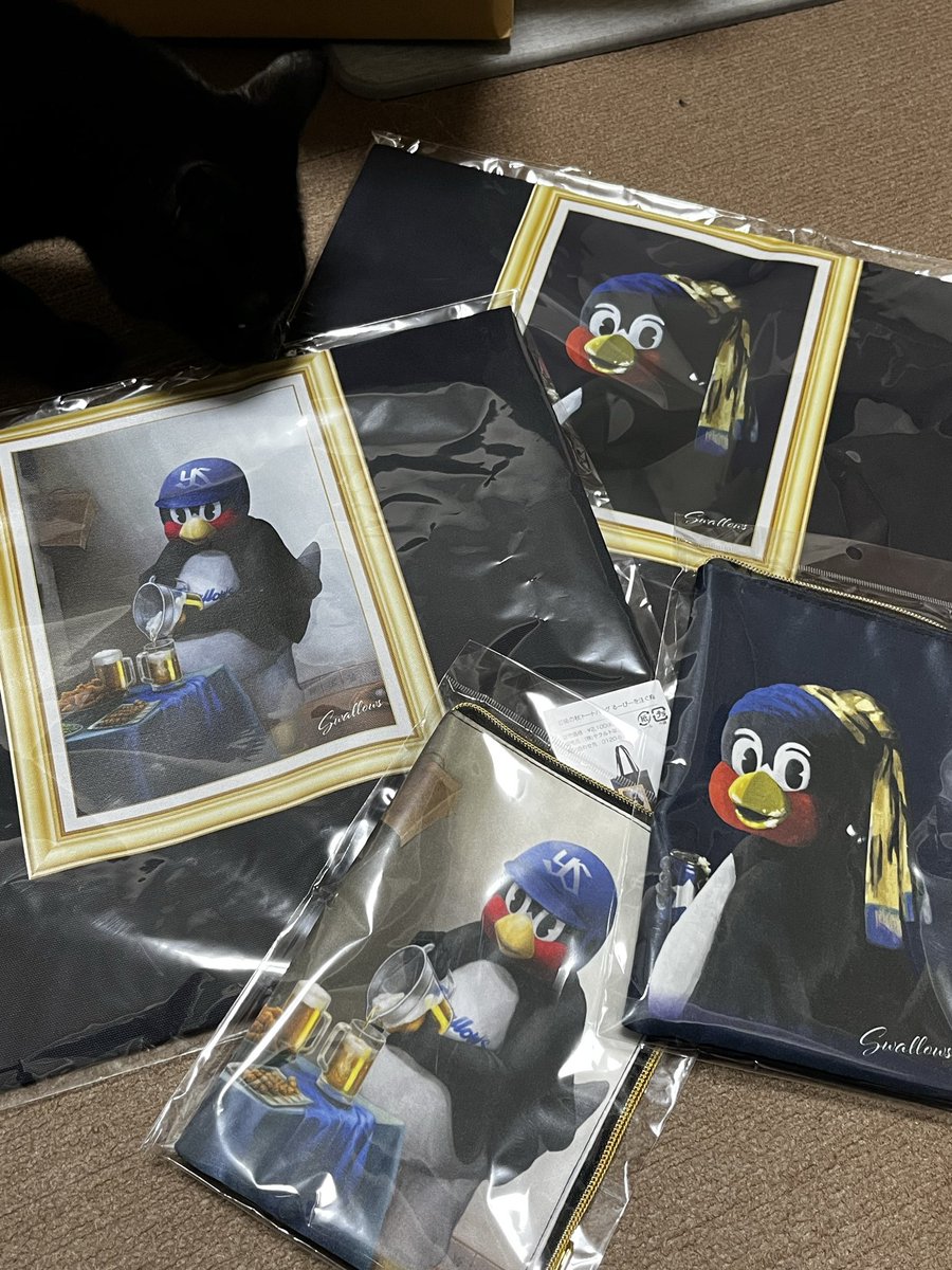 届いた。
くそかわいい。

#swallows 
#つば九郎