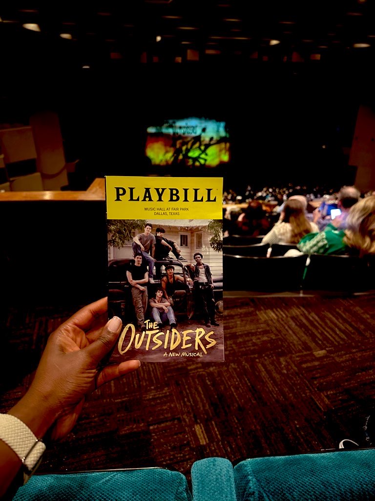MizzPow_'s tweet photo. The Outsiders: The New Musical was EVERYTHING: the energy, music, and storytelling ❤️. A fresh take on a classic that still hits deep. I can't wait to share what our fight choreographer, Ashley H. White, taught me with scholars @GreinerAcademy @perez_sura @kediaz @AlanyaGiannetto https://t.co/4p8khs8vnS