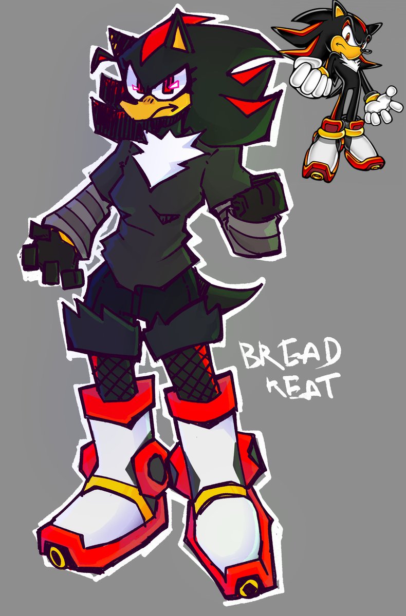 female shadow design idk 
#SonicTheHedgehog
