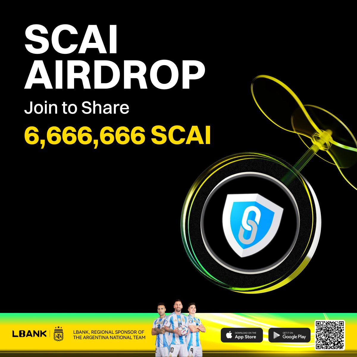 🌈 $SCAI Listing Airdrop! 

💰 Register, trade, and earn exclusive rewards! 

🔥 Complete simple tasks in spot &amp; futures trading to unlock your share. 

🚀 Don’t miss out on this special airdrop!
lbank.com/airdrop-list/S…