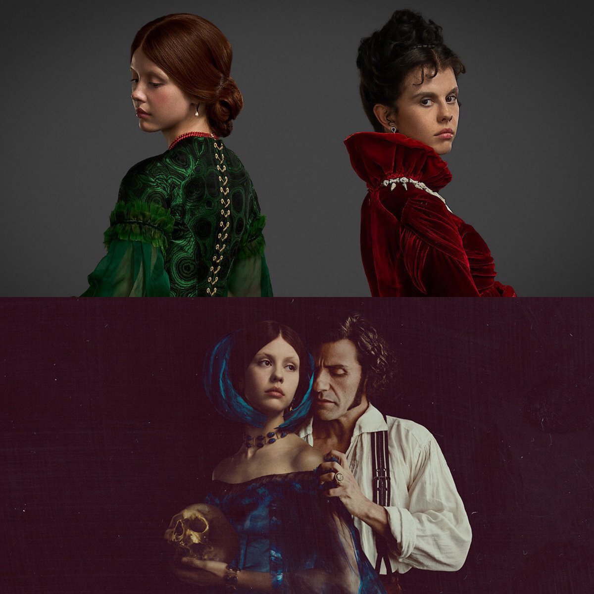 Recién me di cuenta que Mia Goth también interpreta a la madre de Victor Frankenstein 🤯😱 
#Frankenstein