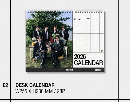 Hai Inspirit~ yuk yang mau sharing Seasons Greeting 2026 Infinite

Masih kosong slot kalendernya nihh