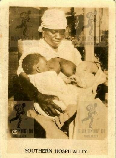 LilithBlack25's tweet image. Enslaved women were  primarily or exclusively forced to breastfeed white infants the longest to obtain rich nourishment at the cost of their own ,which resulted to high mortality rates amongst black infants.

Also switching of breast when feeding was forbidden to avoid…