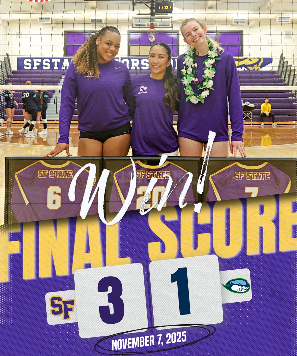 SF State Volleyball tweet media