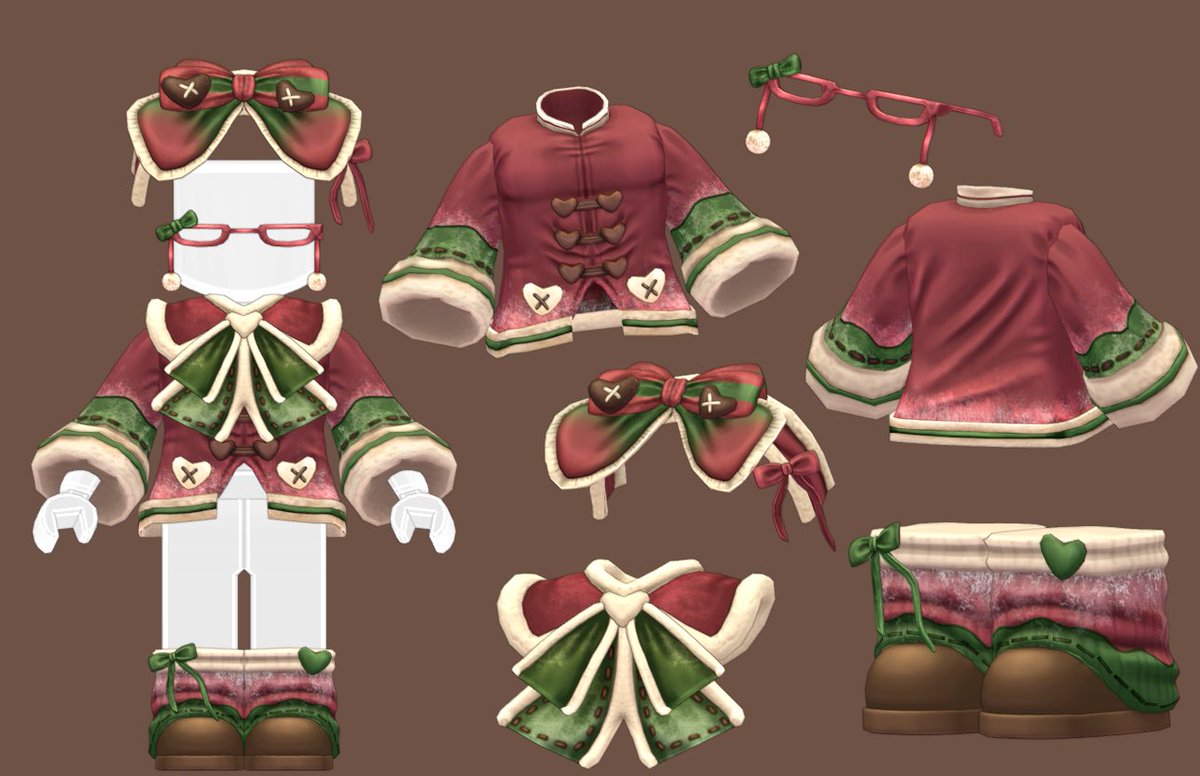 iPandito's tweet image. It’s been a while since I post smth here LOL.
Recently I’ve made this cute winter set, any feedbacks r appreciated 🩷

#roblox #robloxugc