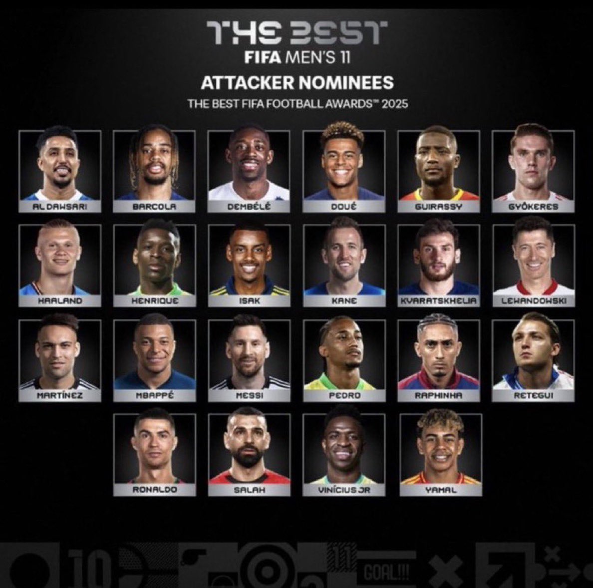 ابن الوطن #سالم 

عندما يتم اختيار ابن الوطن "سالم الدوسري"ضمن كوكبة من أبرز نجوم العالم في قائمة المرشحين لجائزة The Best 2025،
فهذا فخر للوطن وتأكيد 
أن النجوم لا تصنع صدفة
بل بالعمل والإنجاز المستمر.