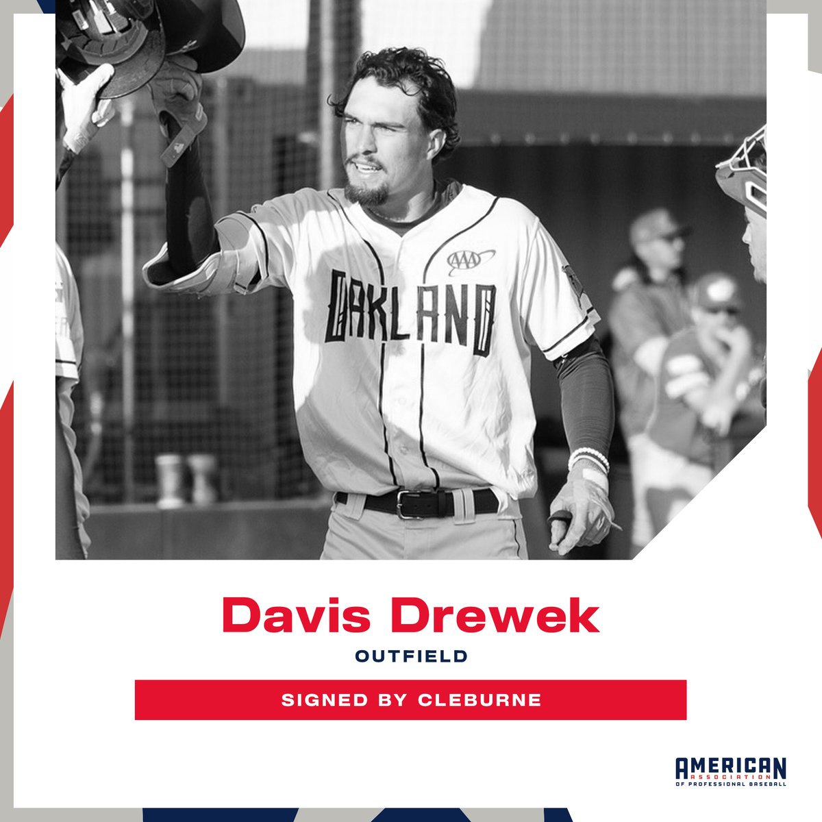 November 7 Transaction: <a href="/CRRBaseball/">Cleburne Railroaders</a> signed OF Davis Drewek (@davisdrewek).

The @seubaseball alum hit .291 with 19 homers for the @oaklandballers of the @pbl1939 in 2025.