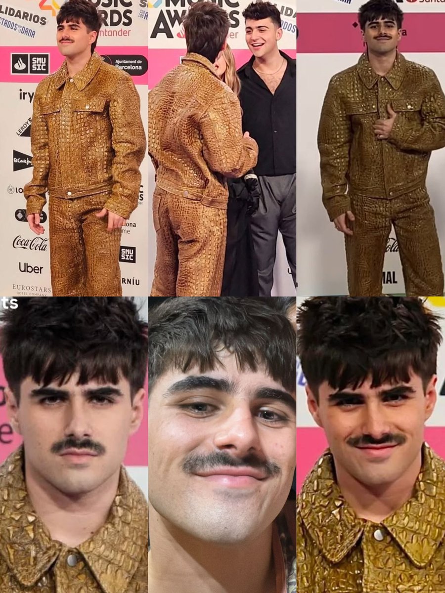 MartinUrrutiaIn's tweet photo. Hoy hace un año de Martin en la gala solidaria de #Los40MusicAwards y os traemos:

1. En el photocall
2. Martin con Juanjo, Ruslana, Mayo, Denna, Paul Thin y Nacho
3. La pregunta más bonita que le han hecho nunca (Gracias a las moneditas)
4. Martin y Chiara
#RecuerdOT 8/11/24 https://t.co/E0rcwjbNqu