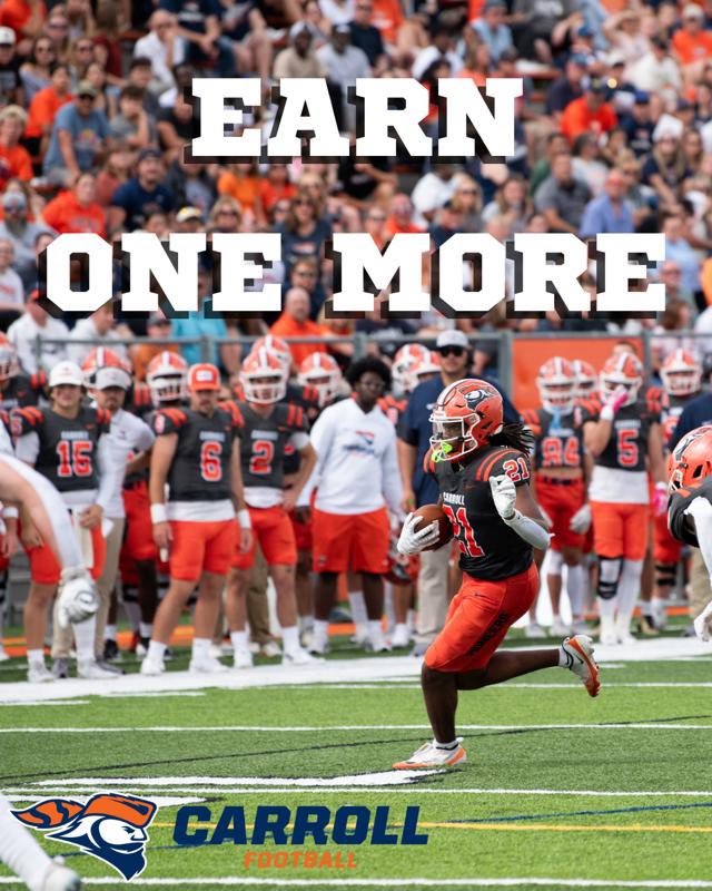 Thank you <a href="/CoachHolleyCU/">Garren Holley</a> and <a href="/piofootball/">Carroll U Football</a> for the support! <a href="/CoachMantas/">Nick Mantas</a>