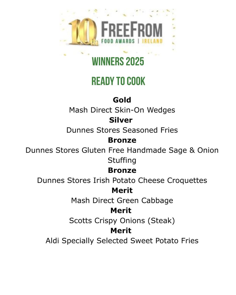 FreeFrom Food Awards tweet media