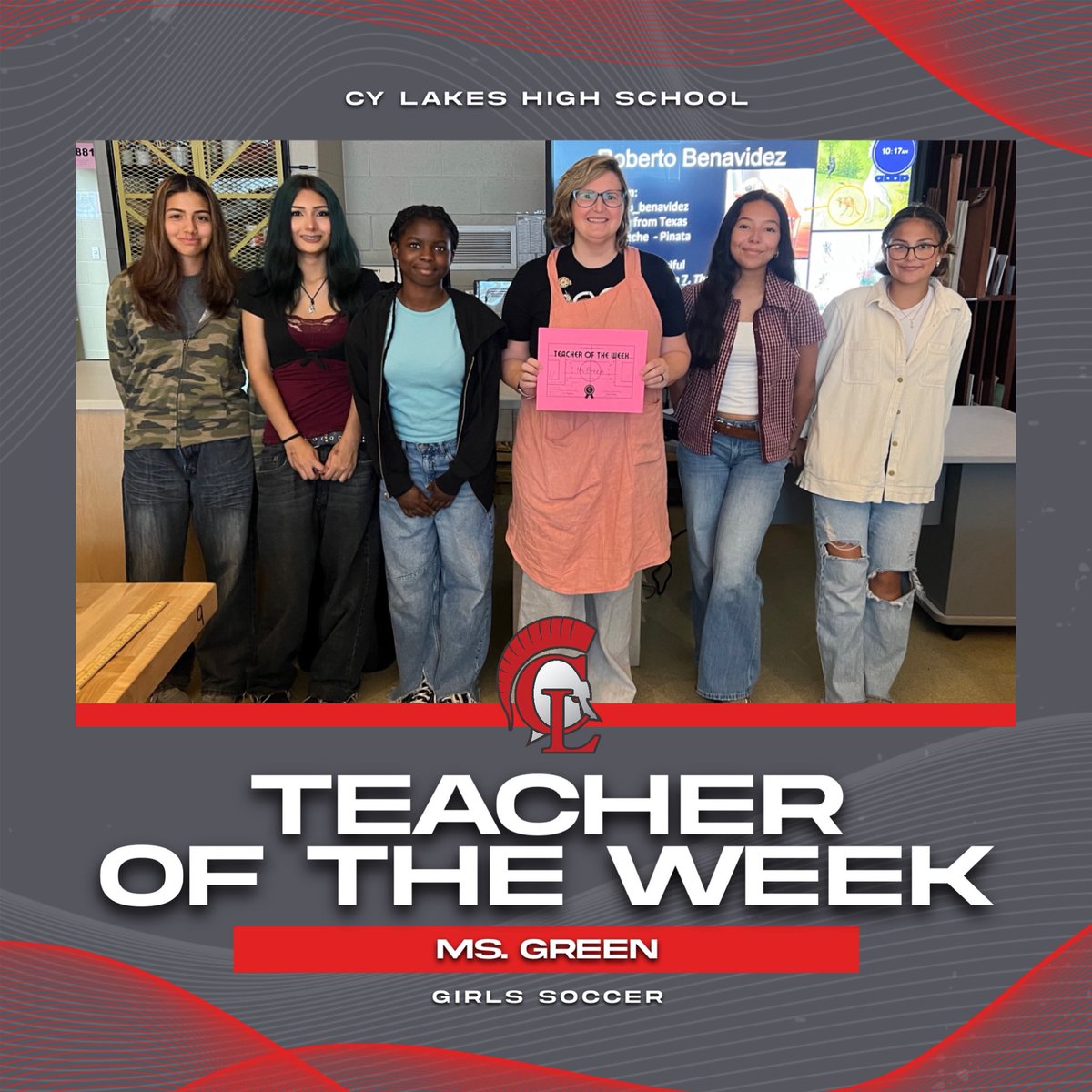 Dayana says, “Ms. Green is honestly a really great art teacher. She is super passionate about art in a way that makes you wanna be, too. She gives us advice on our projects and pushes us to try things out of our comfort zone. She helps us find our own style.” <a href="/lakes_athletics/">Cypress Lakes Athletics</a>