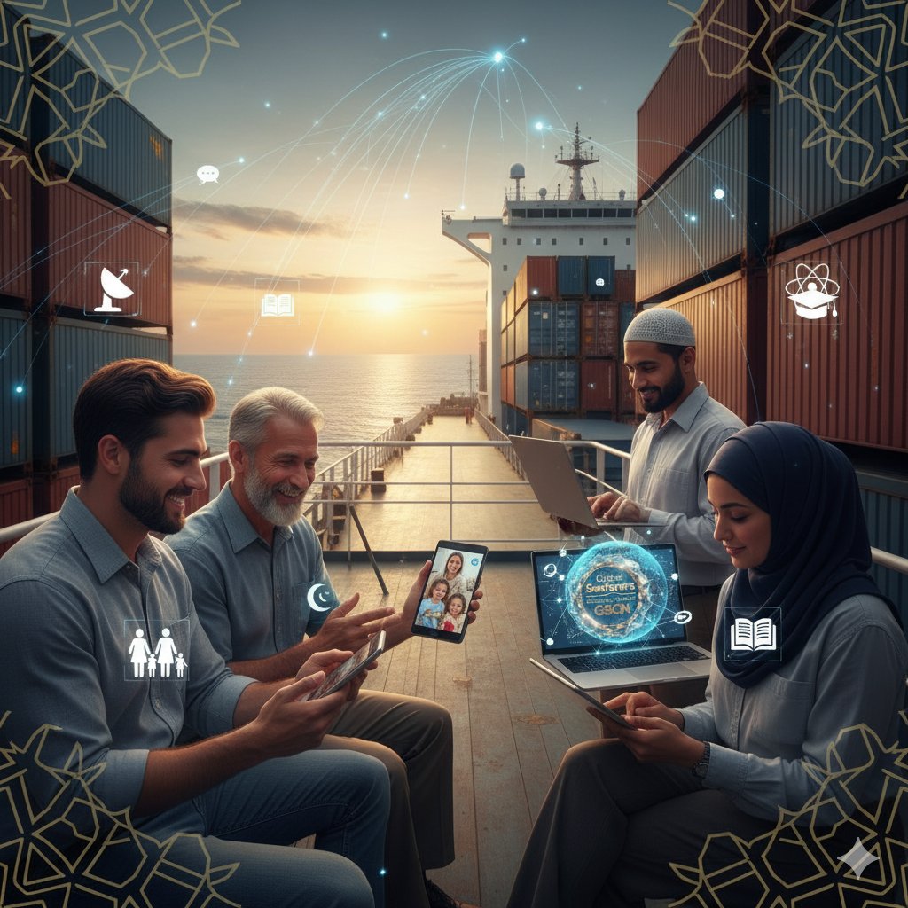 Nht38654969's tweet photo. The maritime industry sails on, but its people often feel left behind.
We’re building a connectivity revolution that changes lives at sea.
#BlueInnovation #InvestInChange #SeafarersFirst

https://t.co/qvsxjGoJkK

@ReynannV 
@mulord92 
@jack_mikols14 
@EmpressMi3 
@maljefairi https://t.co/zCw3jJ8C9E