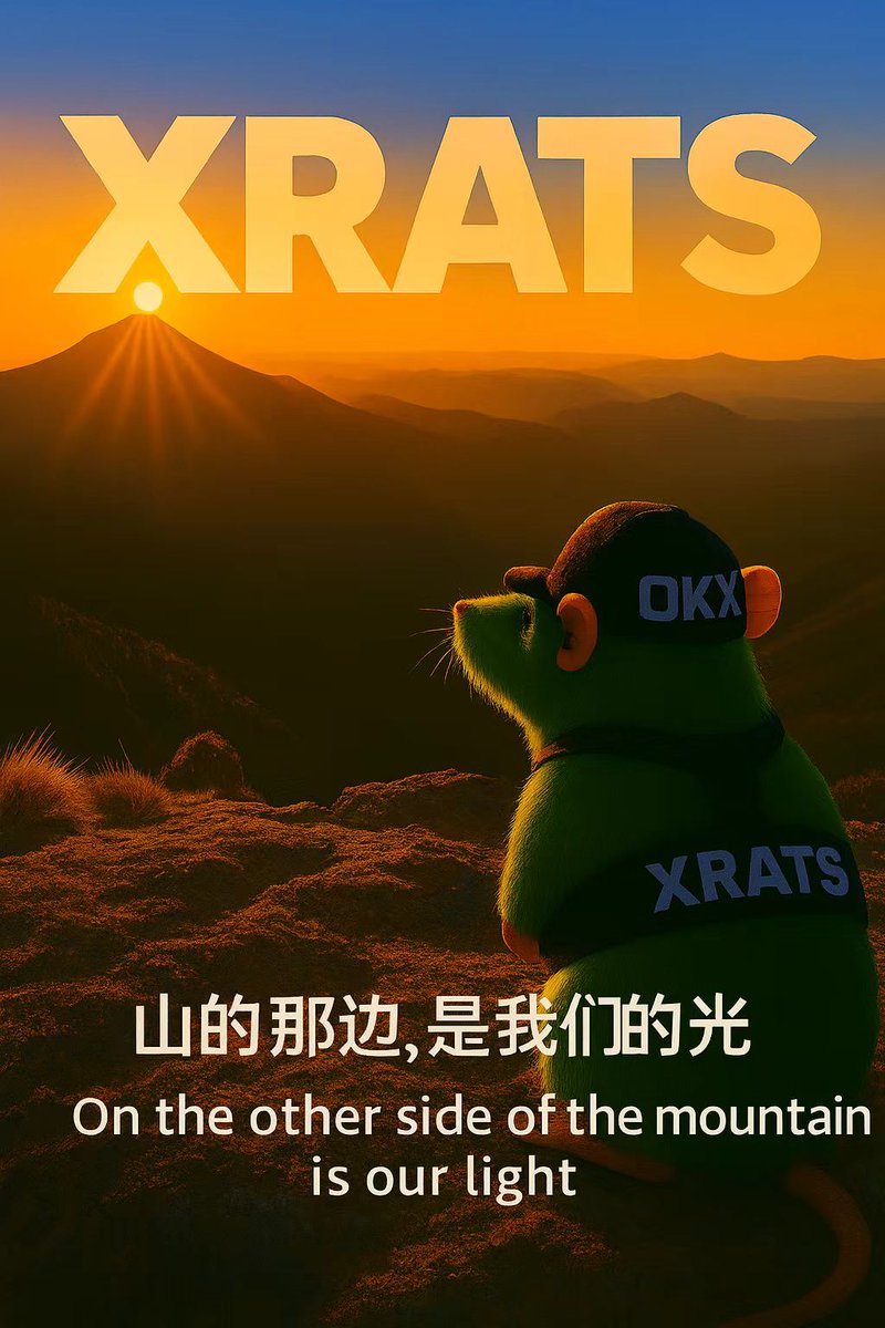 xiaolong2140's tweet photo. @okx x链建设好，自然有资金来
$xrats 深耕x链建设 https://t.co/76CBlkcOqp