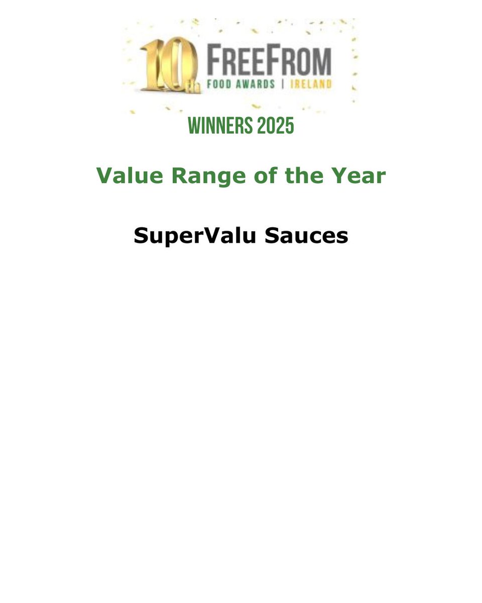 FreeFrom Food Awards tweet media