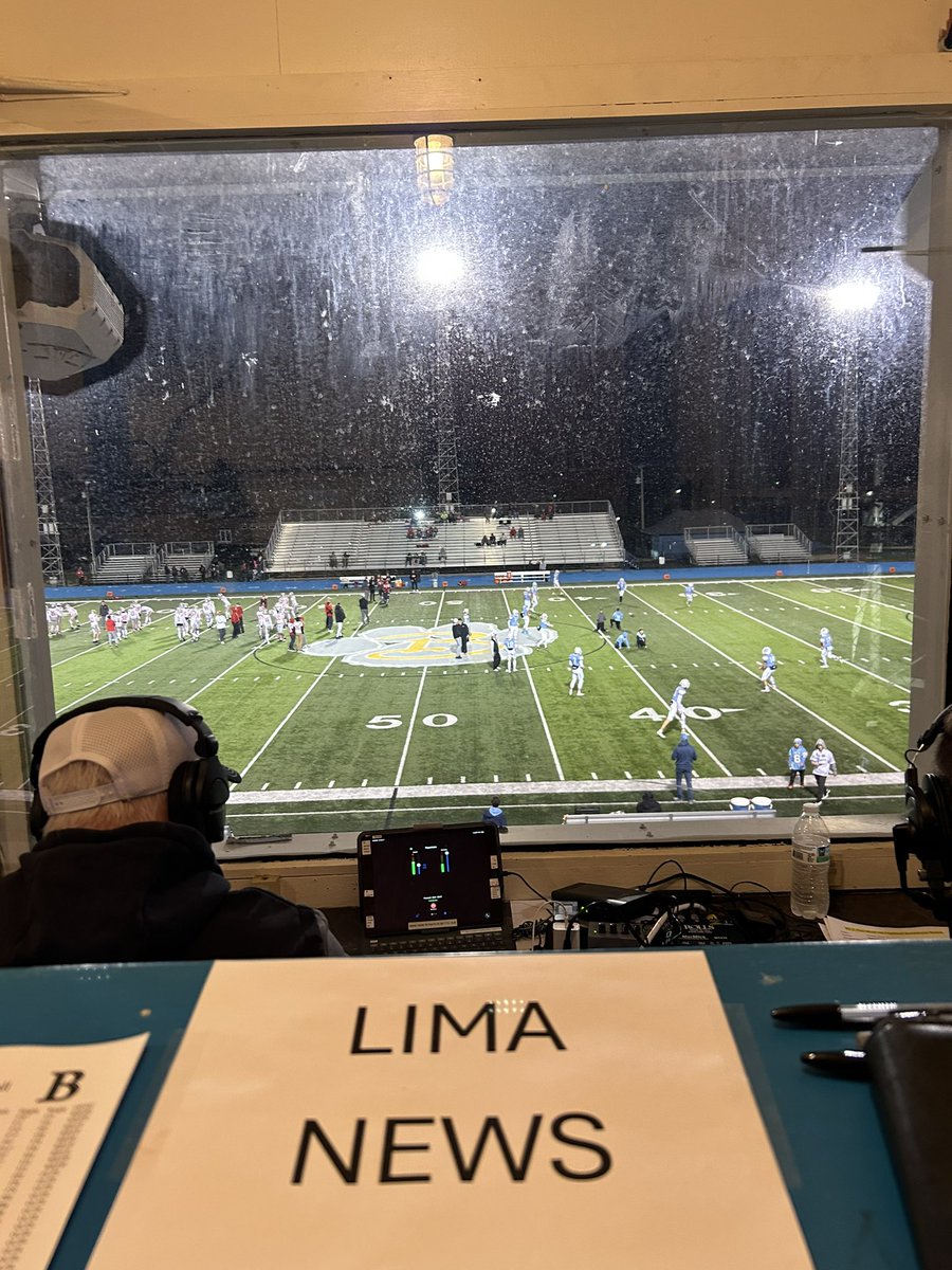It's Round 2 of the OHSAA football playoffs!
Tonight, I'm at Bath Stadium to cover for The Lima News a Division IV regional quarterfinal between Bellevue (8-3) and Bath (8-2).