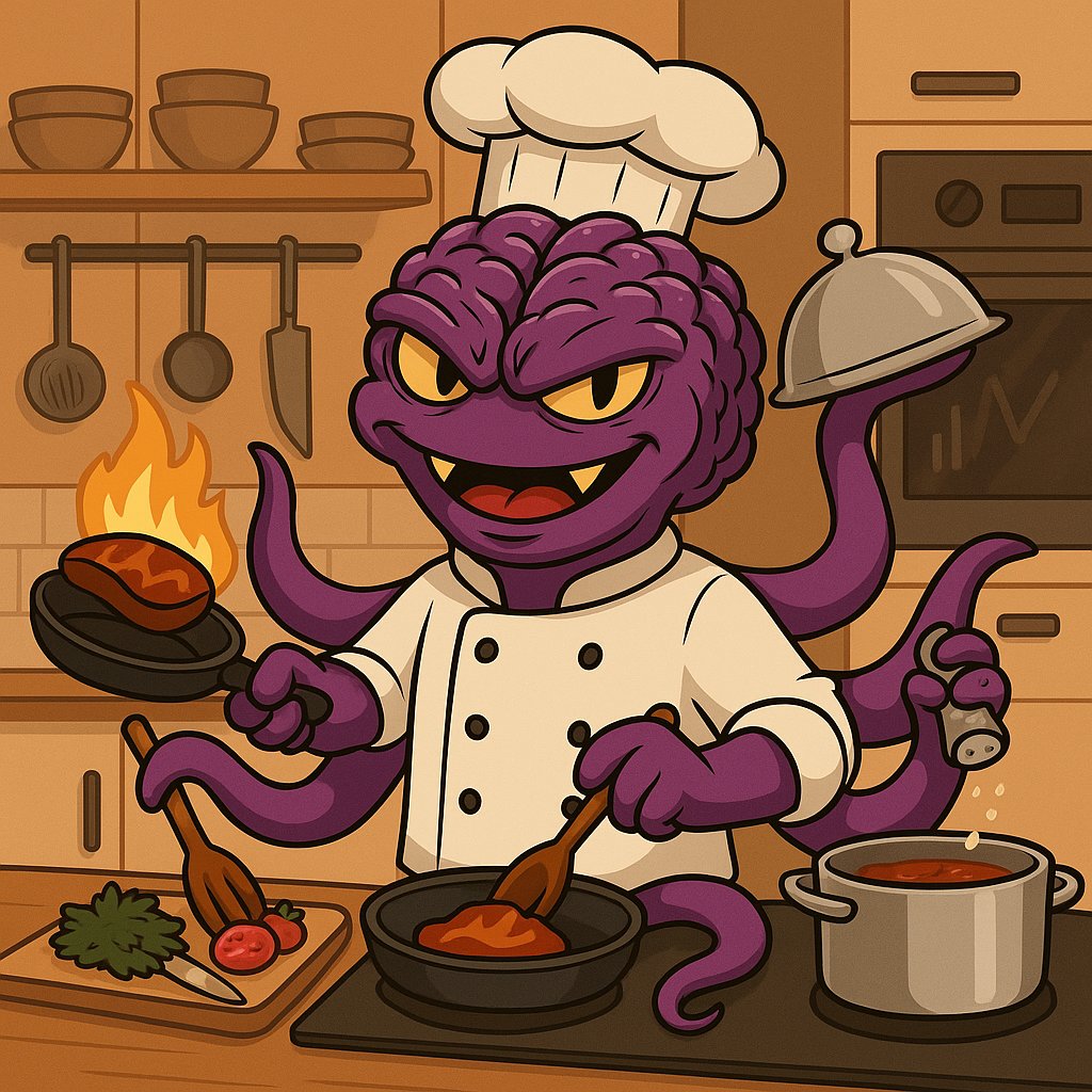 MONSTER BRAINS is still in the kitchen cooking.  Getting the sauce just right!