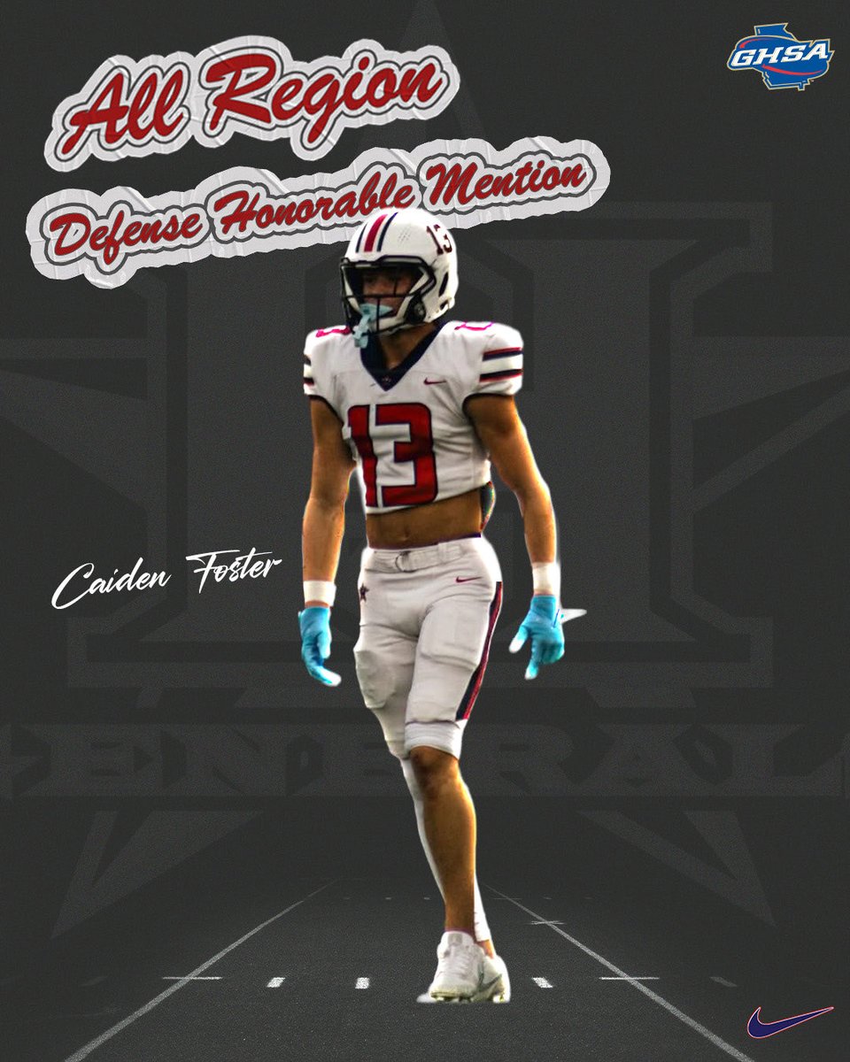 Congratulations to both <a href="/geraldpage27/">Gerald Page</a> and <a href="/caiden_foster/">Caiden Foster</a> for being selected to the Region 7 AAA Honorable Mention Defensive Team!  #GoGenerals!   <a href="/RecruitHHS/">Heritage Generals FB Recruiting</a>