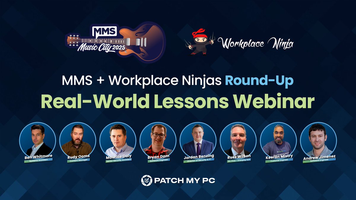 PatchMyPC's tweet image. What happens when #MMSMusicCity meets #MSIntune, AI meets automation, and your #patching strategy gets a Copilot upgrade? 

Catch our recap from @mmsmoa and @wpninjasummit  packed with insights for any #ITPro, whether you manage 1 device or 10,000.

▶️ youtube.com/watch?v=8SPfF0…