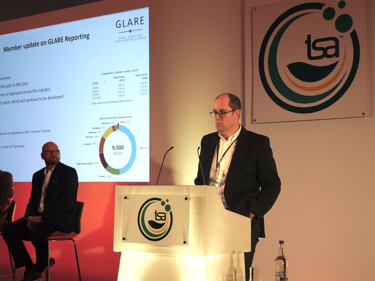 TextileServices's tweet image. GLARE drives laundry industry sustainability goals - TSA’s updates help commercial laundries enhance carbon emission reporting.

Read more here: tsa-uk.org/glare-drives-l… 

#textileservices #laundry #hospitality #workwear #healthcare #GLARE #sustainability