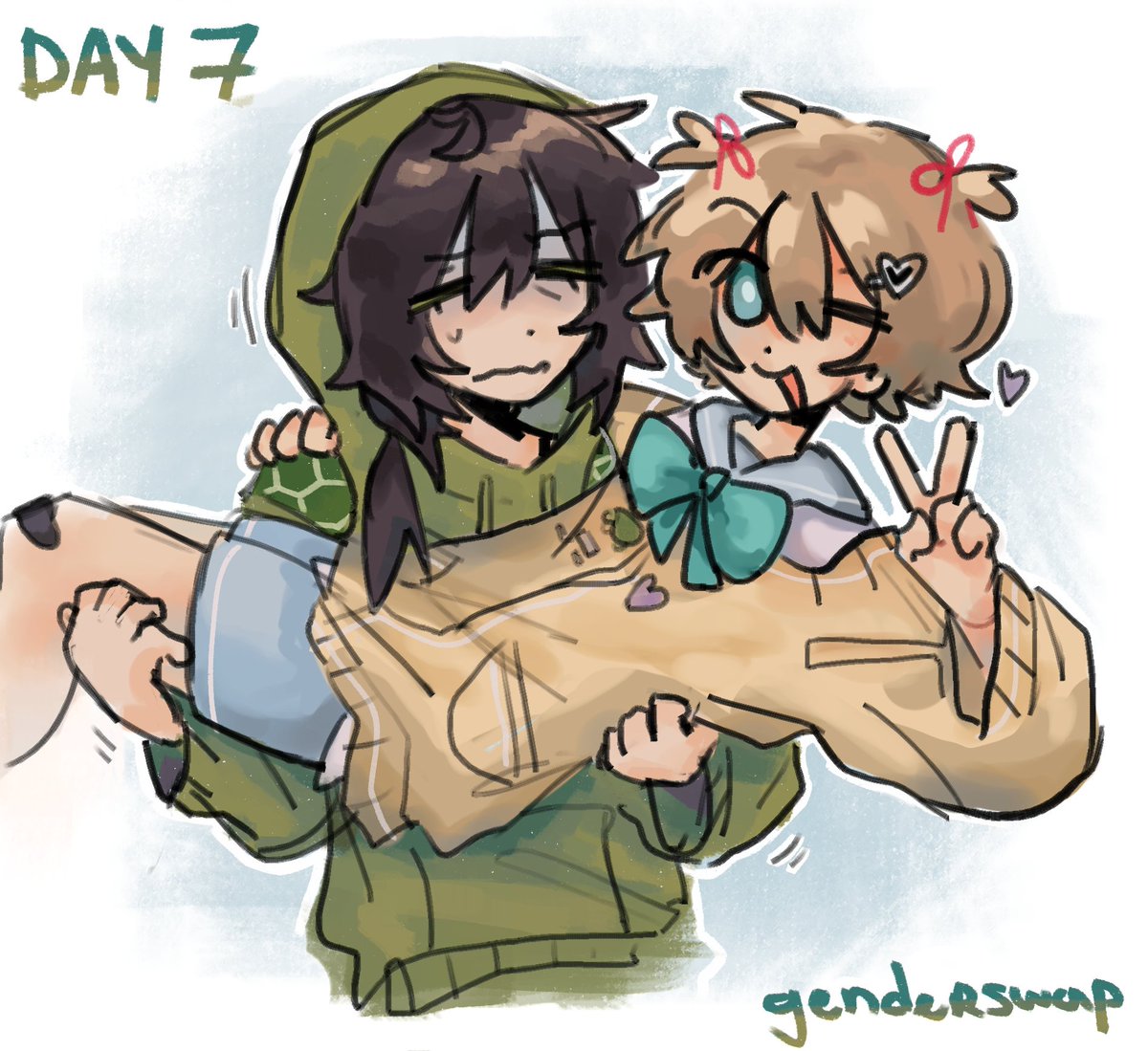 id like to draw this again sometime #neurovember #heartheartart