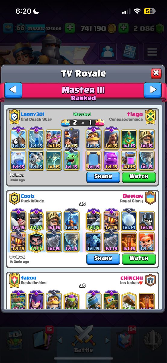 One of my matches got featured on TV royale 😂