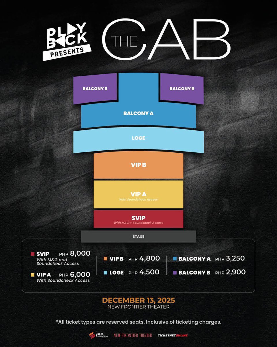 kcbiola's tweet photo. wtb lfs the cab in manila tix 
balcony a or b 

dm me pls! https://t.co/WRmQKgiPzx