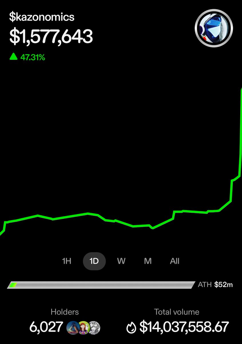 TheRealNomics's tweet photo. U can never kill an idea bch’s 😼🚀 $Kazonomics https://t.co/UDoTvW73cc