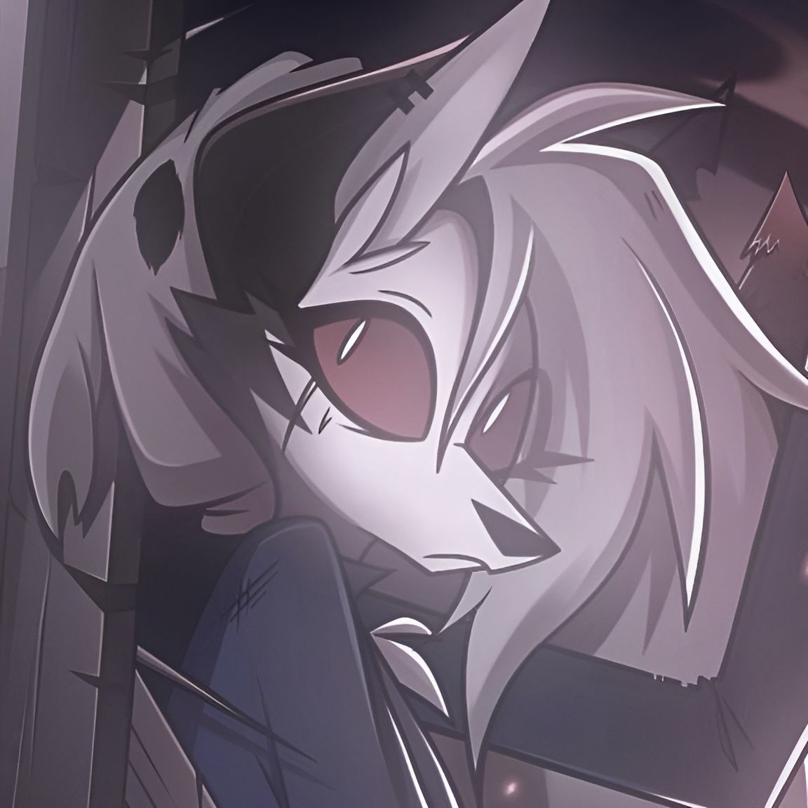 WilliamR70178's tweet image. 😈 STRIKER INTENSIFIES Helluva Boss fanart: white wolf assassin, glowing red eye, torn ear, dark hood 🔥 Digital mood drop! Commissions open! #HelluvaBoss  #HelluvaBossArt #Striker #HelluvaBossFanart  #DemonArt #furryartist  #digitalart  #HelluvaBossCommission