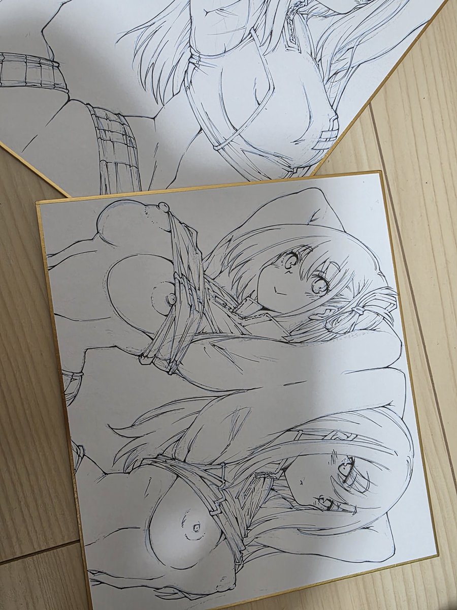 オークションと抽選無料の色紙です! 