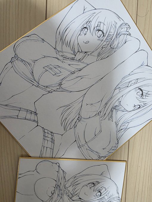 オークションと抽選無料の色紙です! 