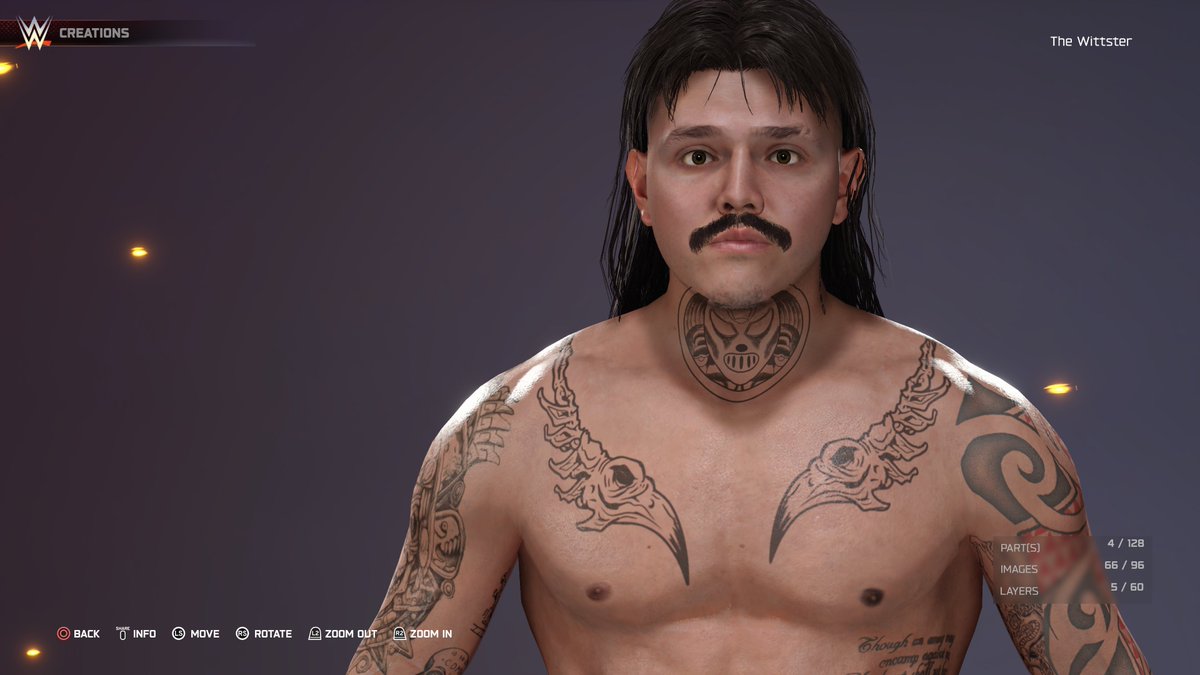 W.I.P on ACCURATE Dominik Mysterio Tattoos... Collab w/ @MyNamesDEADMAN  (Dropping in the next few days) #WWE2K25, image size:1200x675