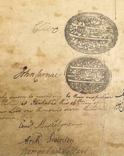 ghosh_gopali's tweet photo. #BBC2 #Empire very interesting. Glimpses of @DalrympleWill explaing how the #Diwani of Bengal was handed over to a #Corporation The East India Company to rake in millions for Great Britain. The document was signed by #RobertClive
Treaty of Allahabad
@ssharadmohhan
@ranjona https://t.co/RHM2wb8uQD
