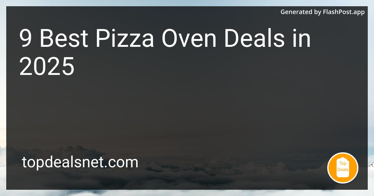 JordanKEurope's tweet image. Will cooking on these ovens make me a pizza-casso of dough? 🎨🍕

Source: topdealsnet.com/blog/best-pizz…

#KitchenDeals #CookingInspiration #FoodieFinds #HomeApplianceDeals #instapizza #pizzaoven