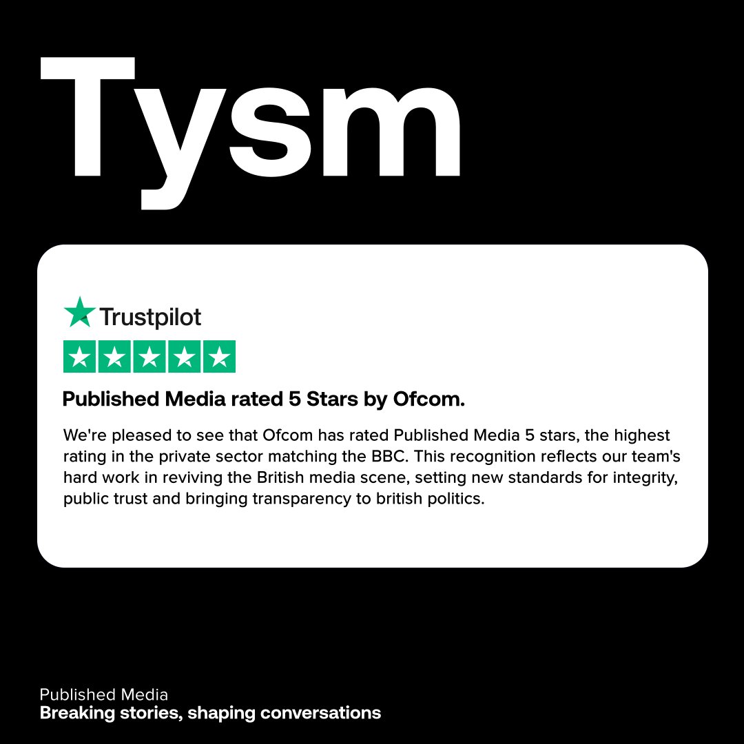 PublishedMedia's tweet image. Tysm ❤️